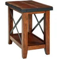 Taos Canyon Brown Chairside Table