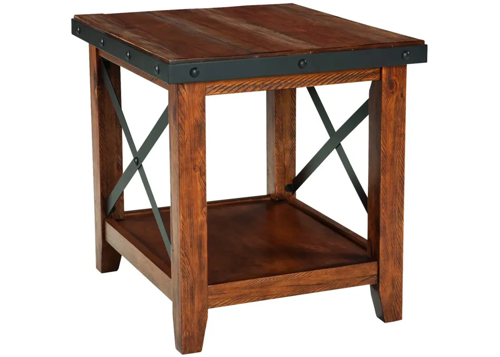 | Taos End Table | Canyon Brown