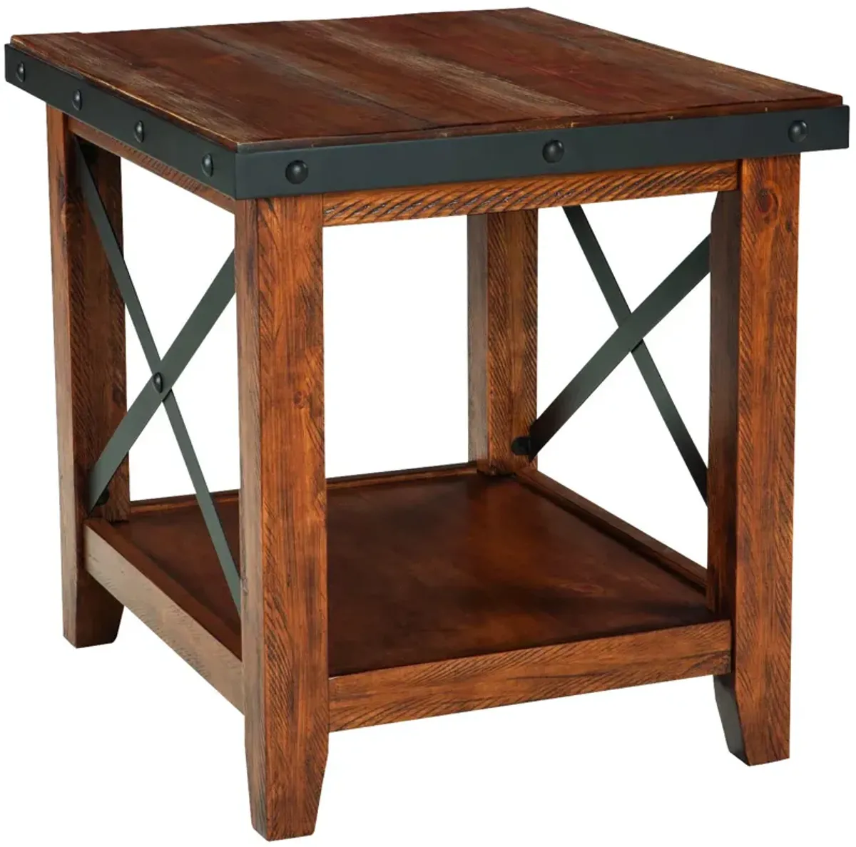 | Taos End Table | Canyon Brown