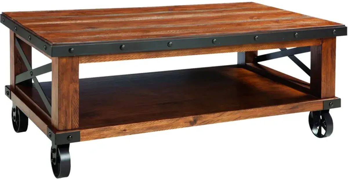 Taos Caster Coffee Table