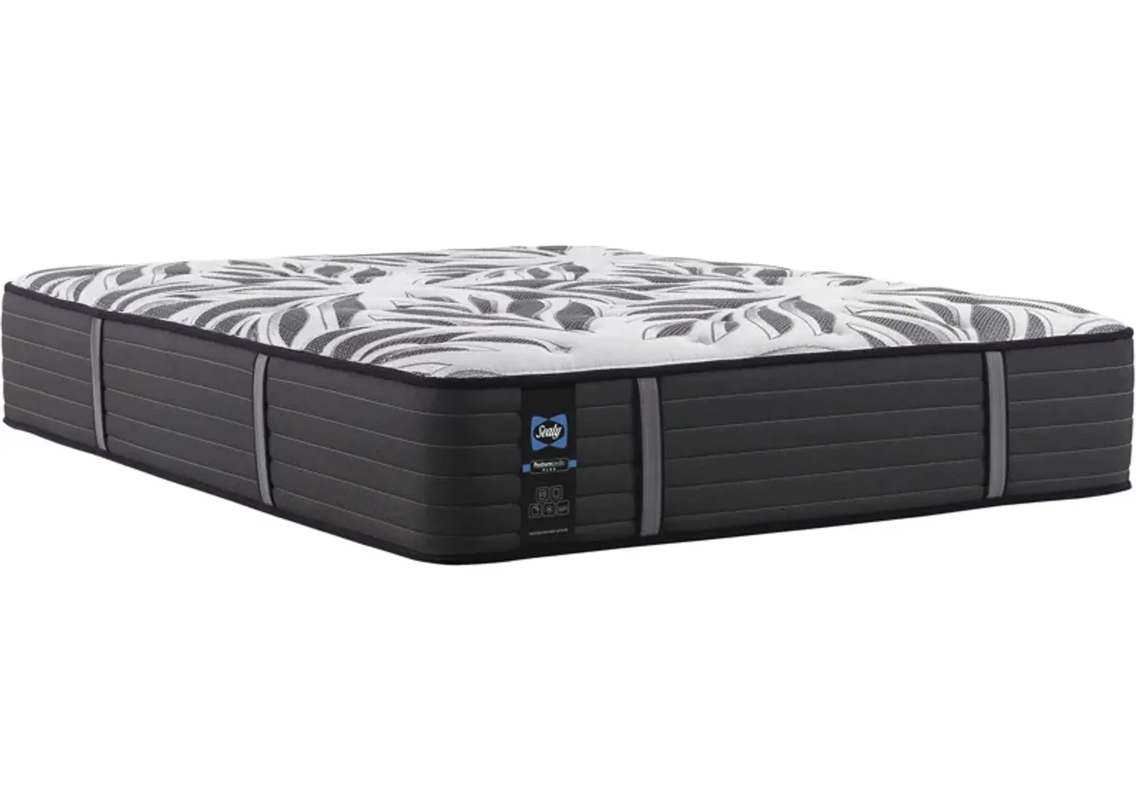 Sealy | Full Posturepedic Plus Exuberant II Firm Mattress | Dark Gray