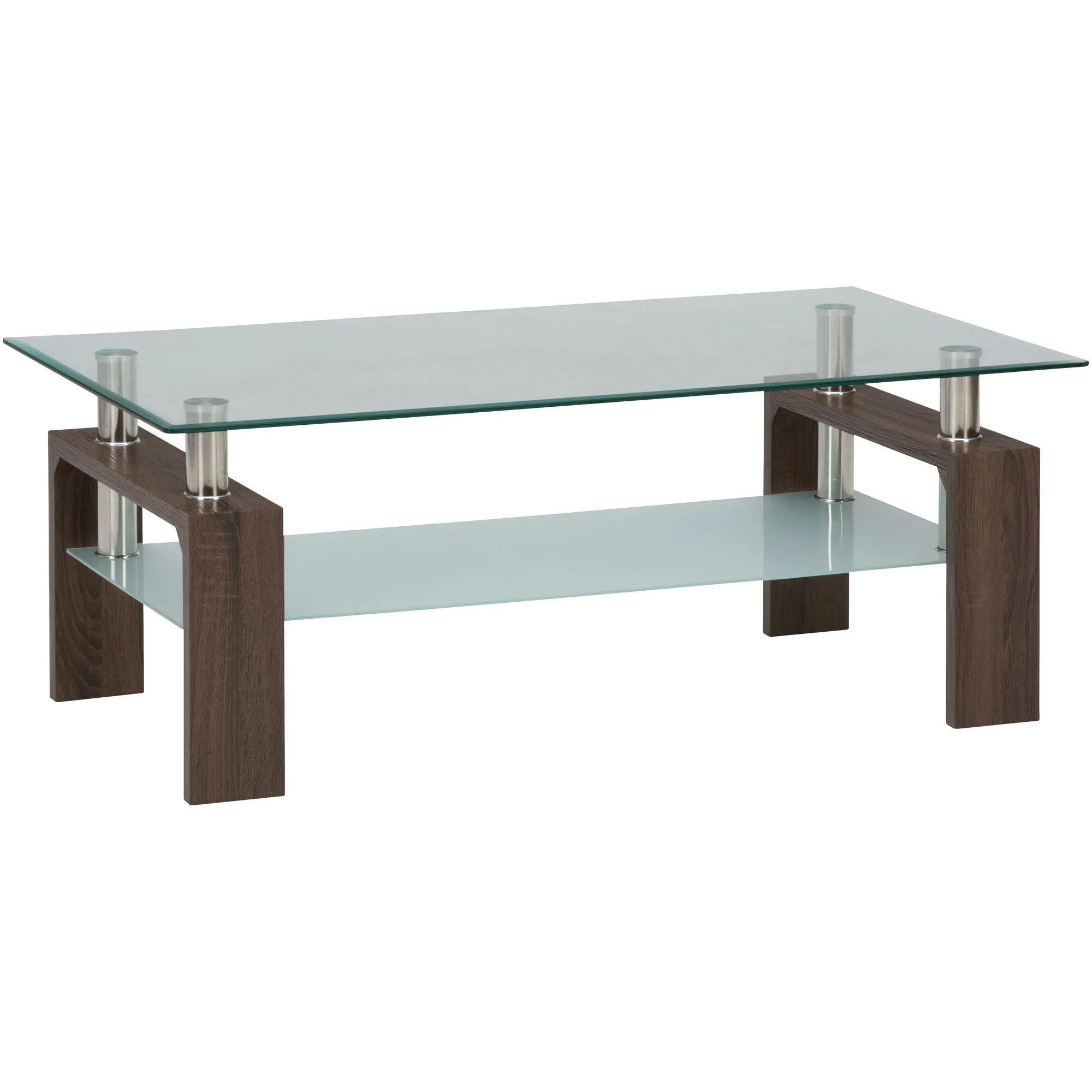 Jofran | Compass Rectangular Coffee Table | Brown