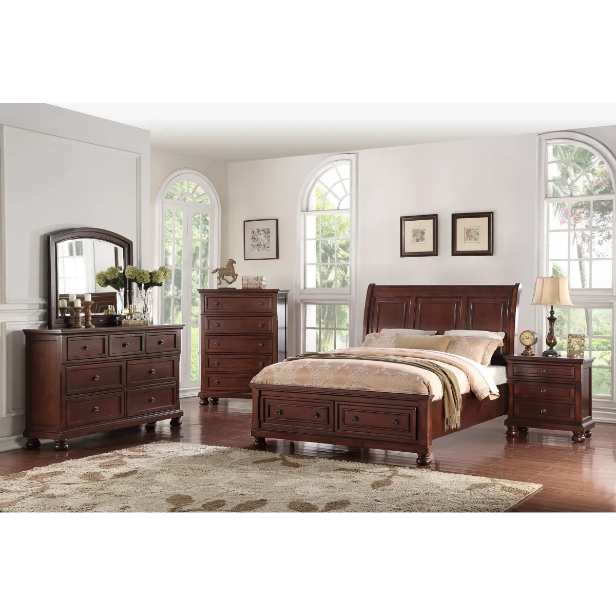 Sophia Sleigh Bed