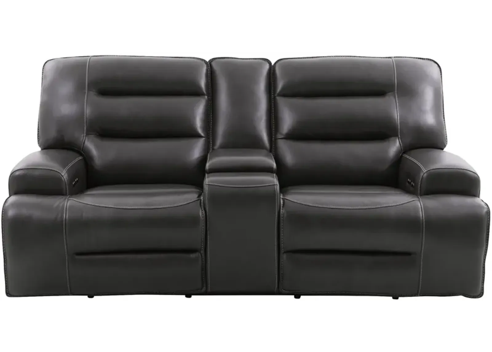 Triton Power Plus Reclining Console Loveseat