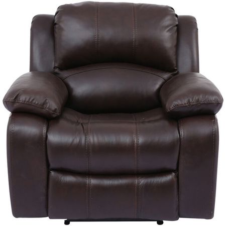 Ender Brown Leather Recliner Chair