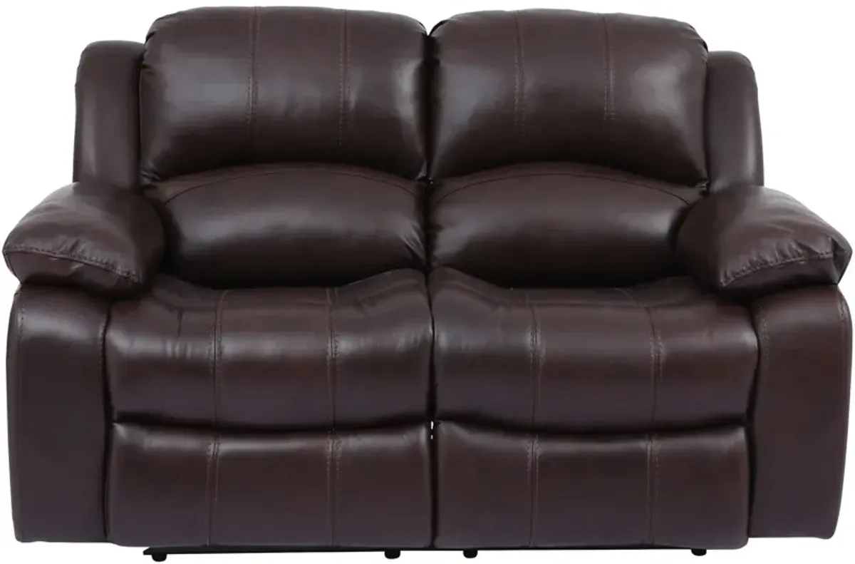 Ender Leather Power+ Reclining Loveseat