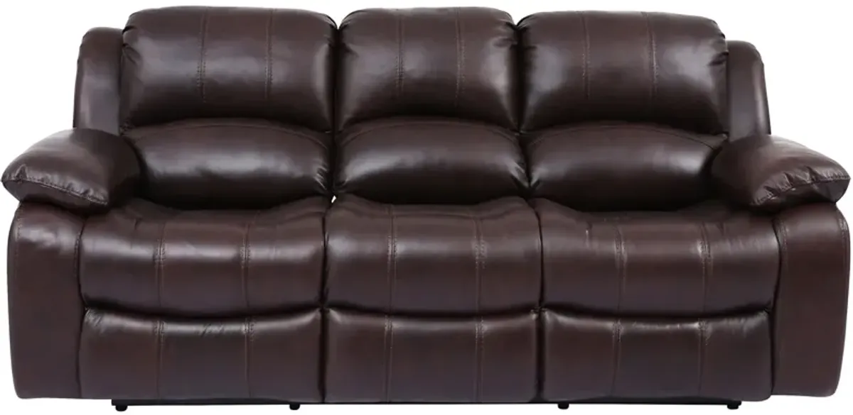 Ender Leather Reclining Sofa