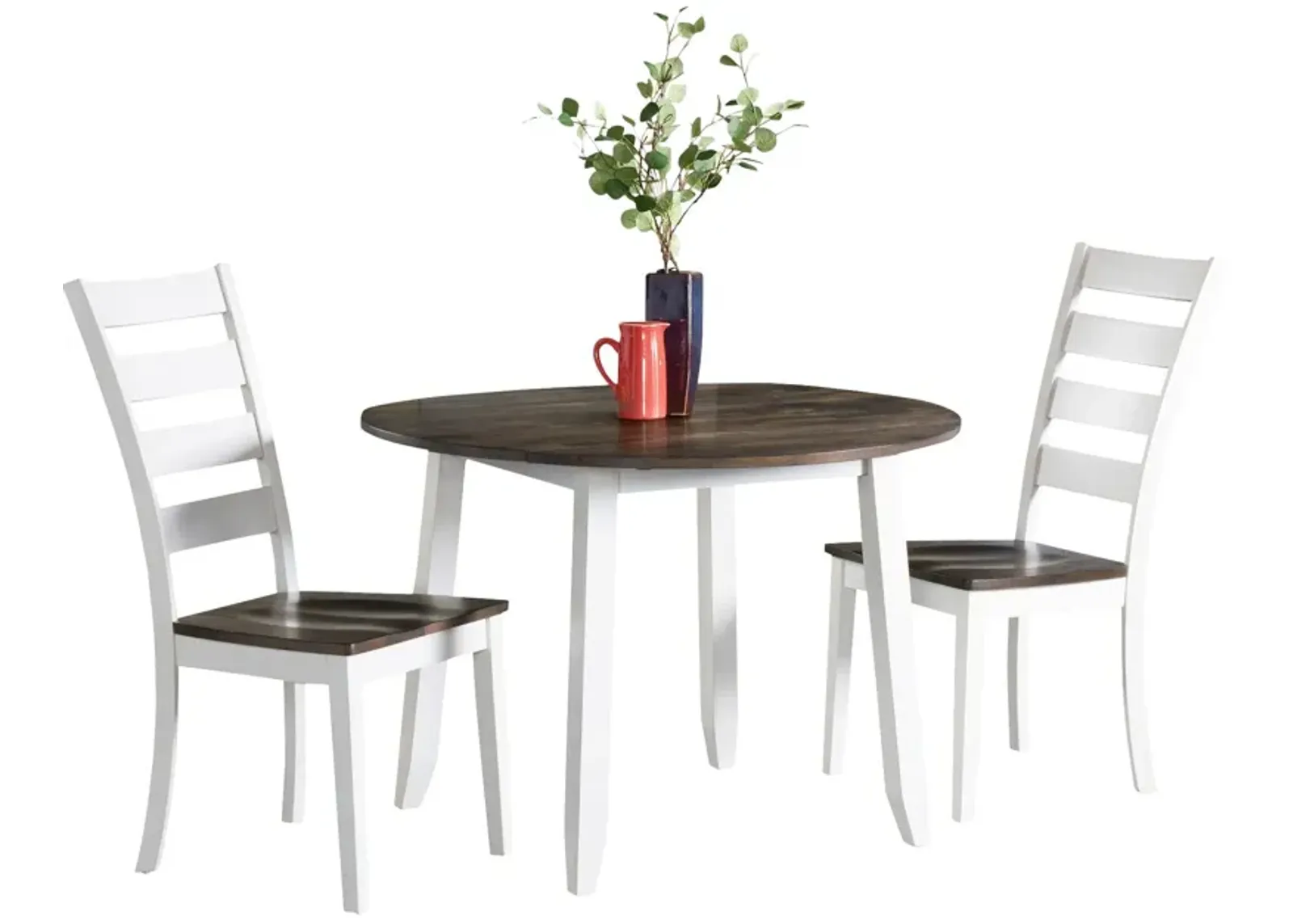 | Kona 3 Piece Drop Leaf Dining Set | Gray