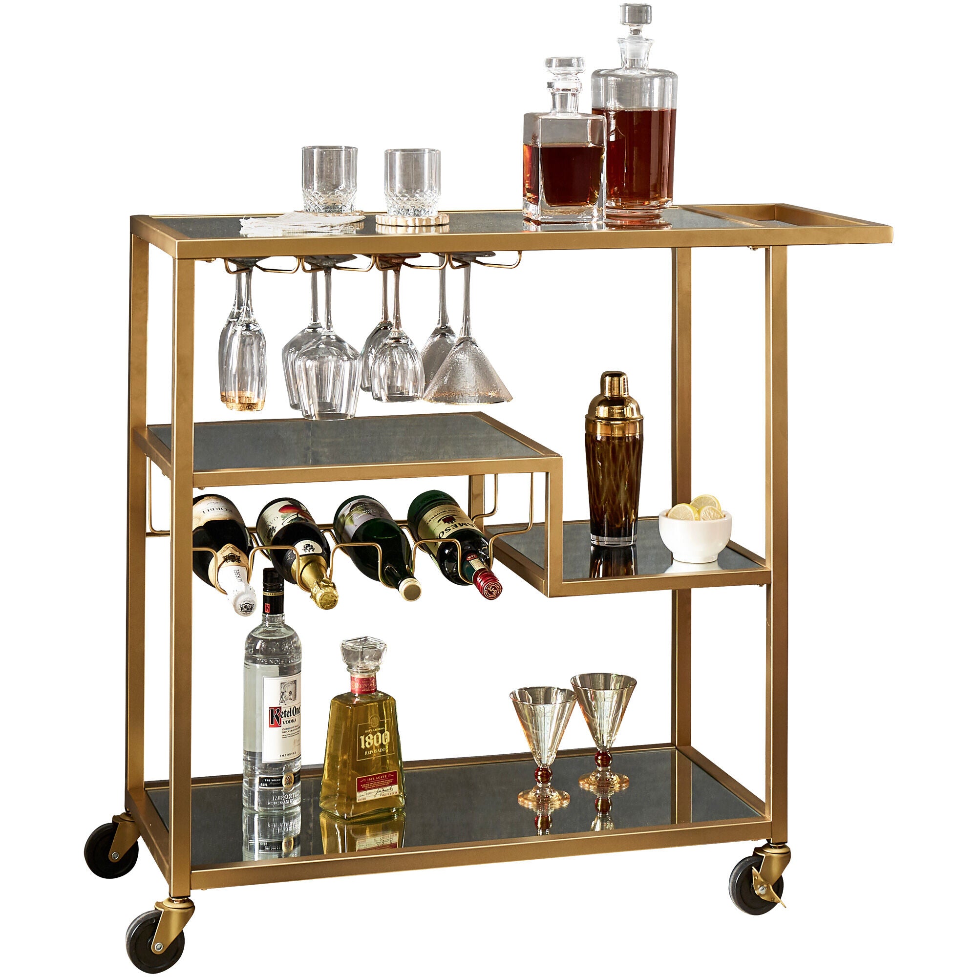 Home Elegance | Sonja Kitchen Cart | Champagne