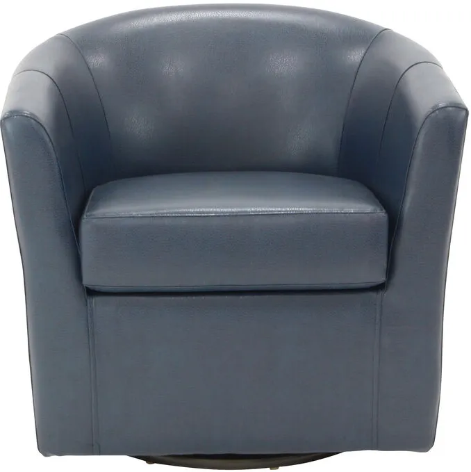 Windsor Peacock Swivel Chair