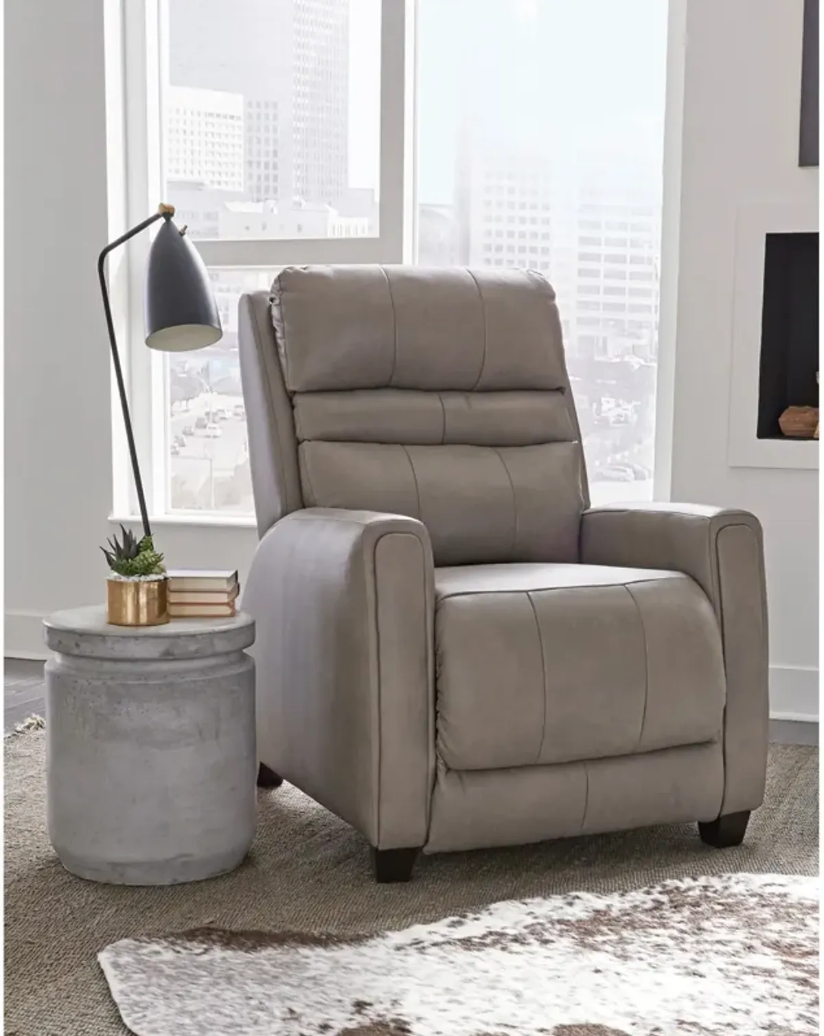 Turbo Zero Gravity Power+ SoCozi Leather Leg Recliner