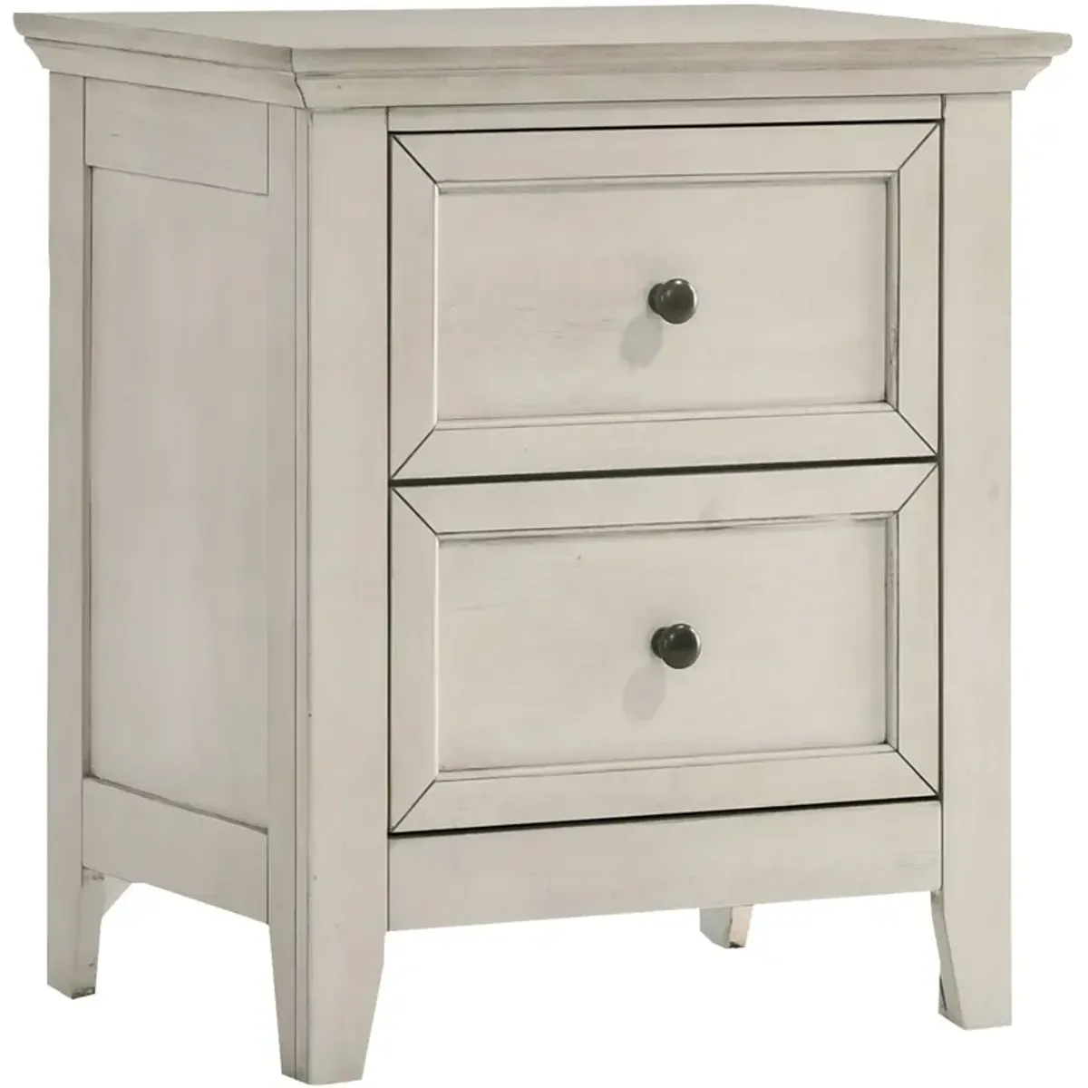 | San Mateo Youth 2 Drawer Nightstand | White