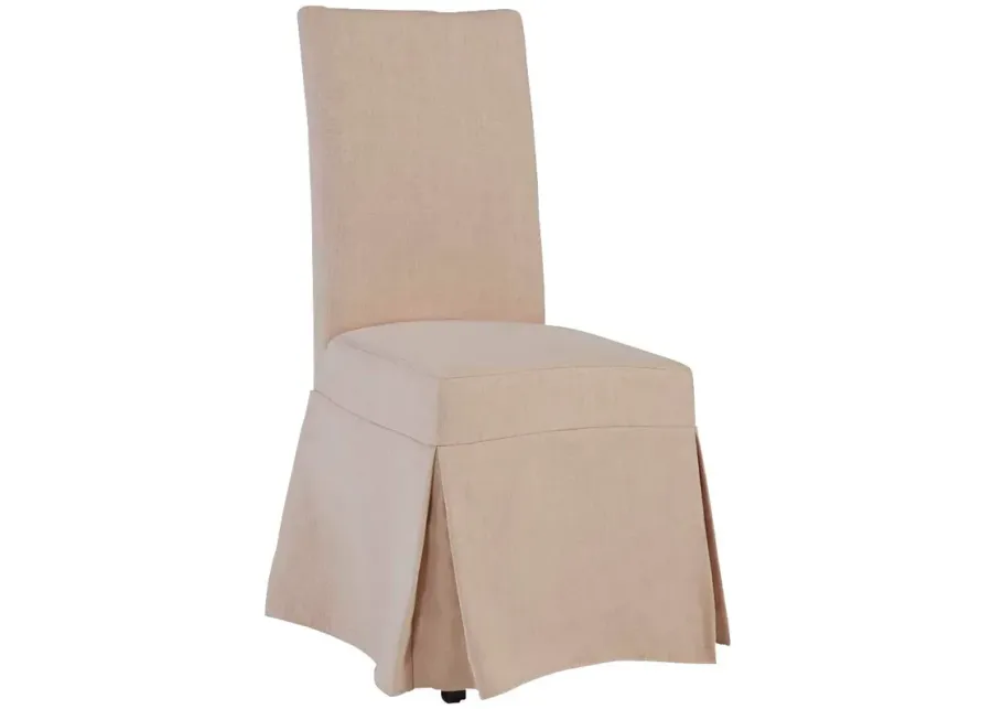 Progressive Furniture | Charlotte Slipcover Dining Chair | Blush