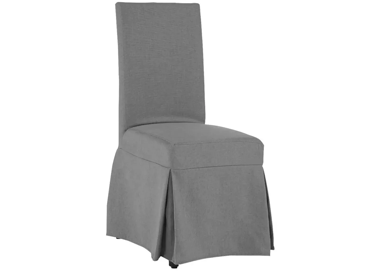 | Charlotte Slipcover Dining Chair | Gray