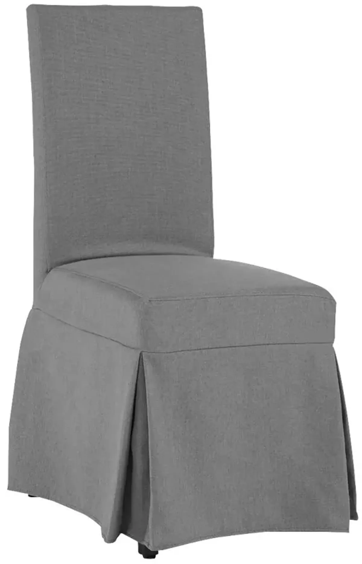 | Charlotte Slipcover Dining Chair | Gray