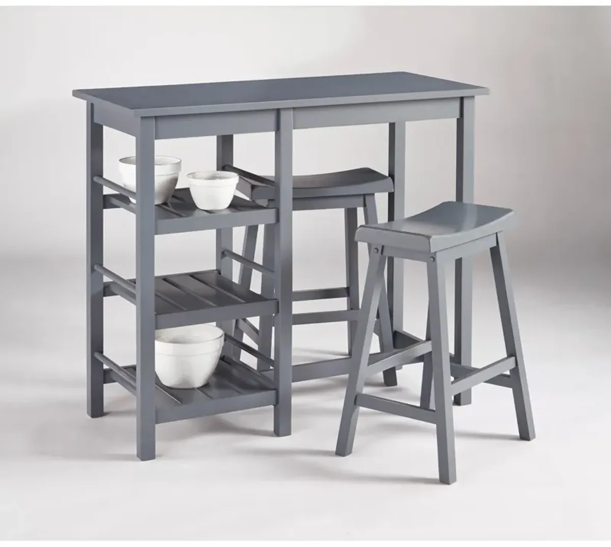 Breakfast Club 3 Piece Counter Dining Set