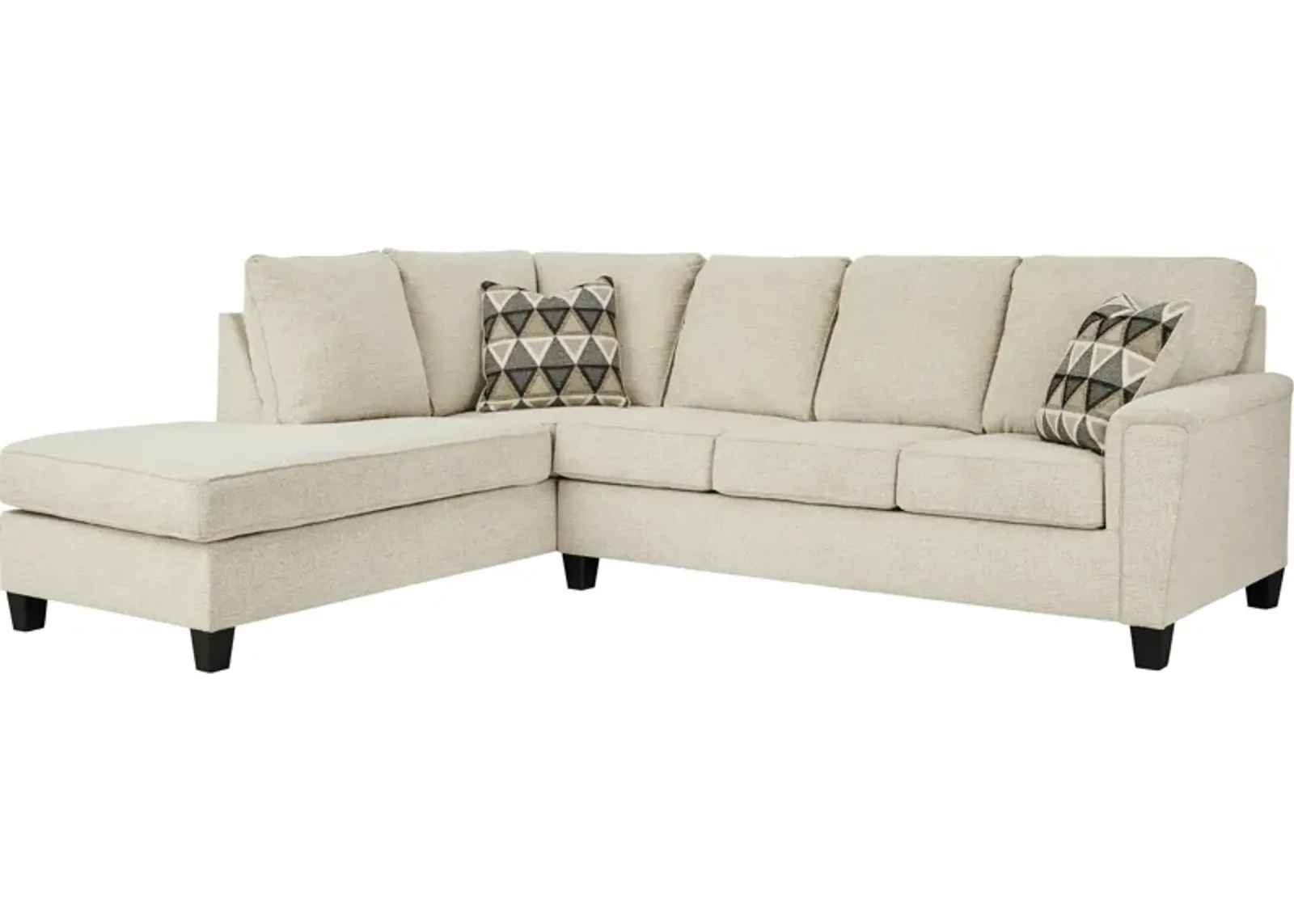 Ashley Furniture | Abinger Left Chaise Sectional | Natural