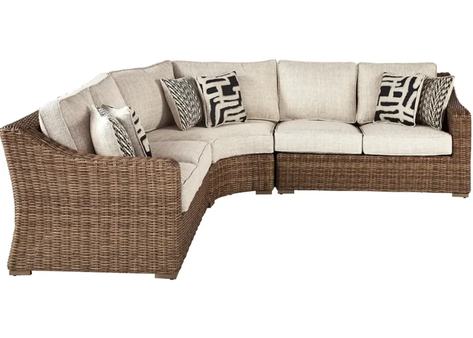 Ashley Furniture | Beachcroft 3 Piece Sectional | Beige