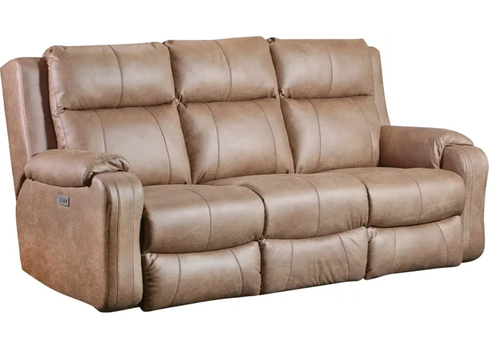 Southern Motion | Contour Power+ Reclining Sofa | Vintage