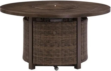 Paradise Trail Brown Fire Pit Table