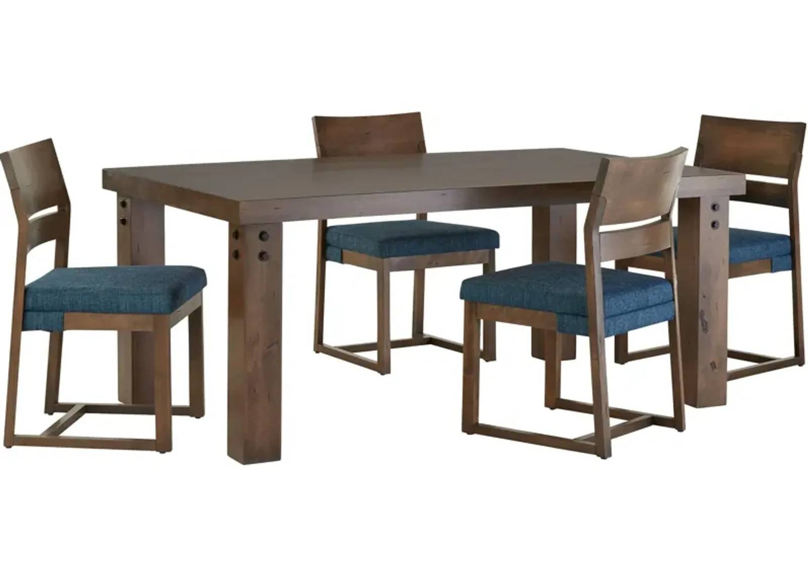 | Tower 5 Piece Dining Set | Pecan Washed