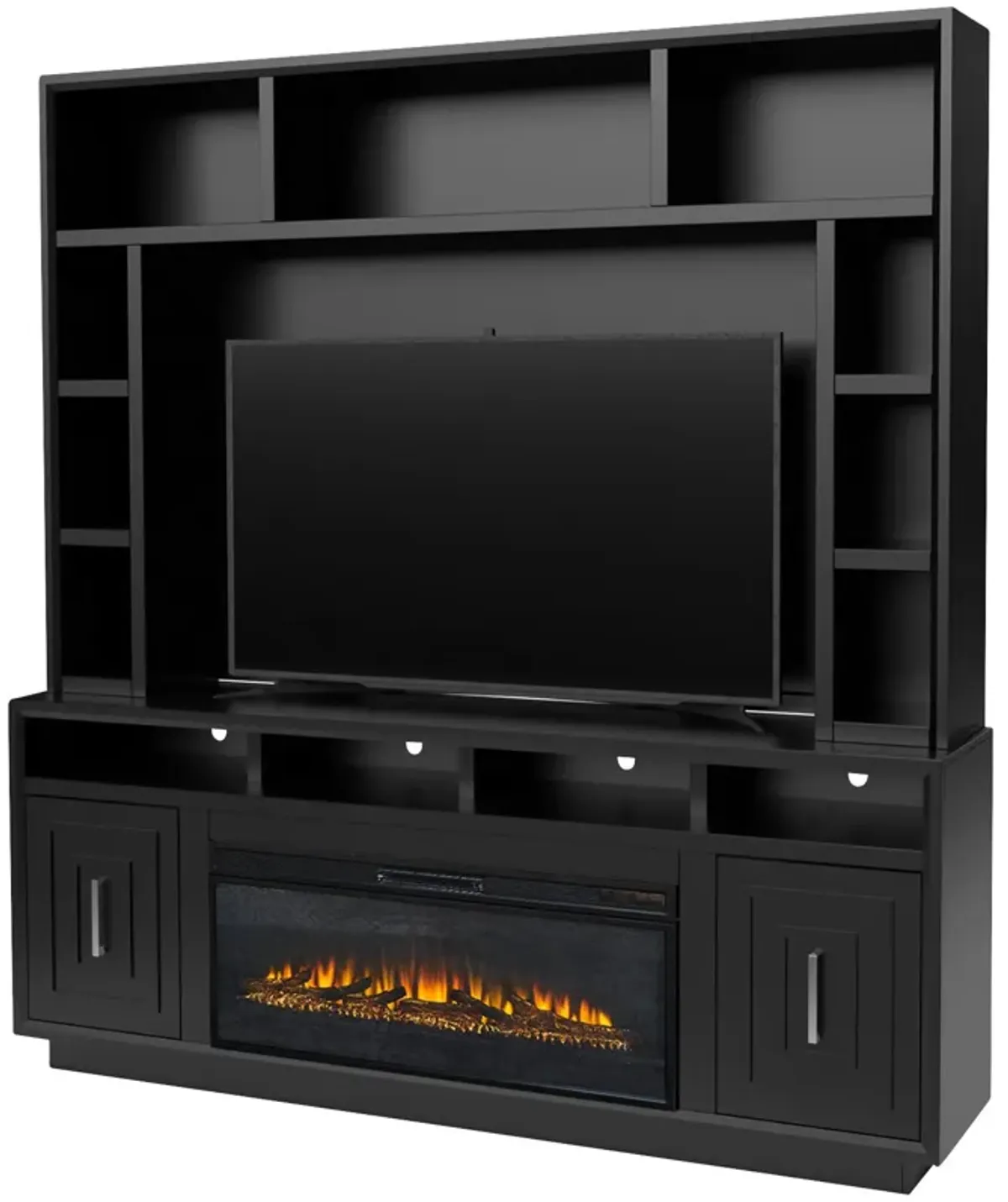 Sunset 83 Inch Fireplace and Hutch