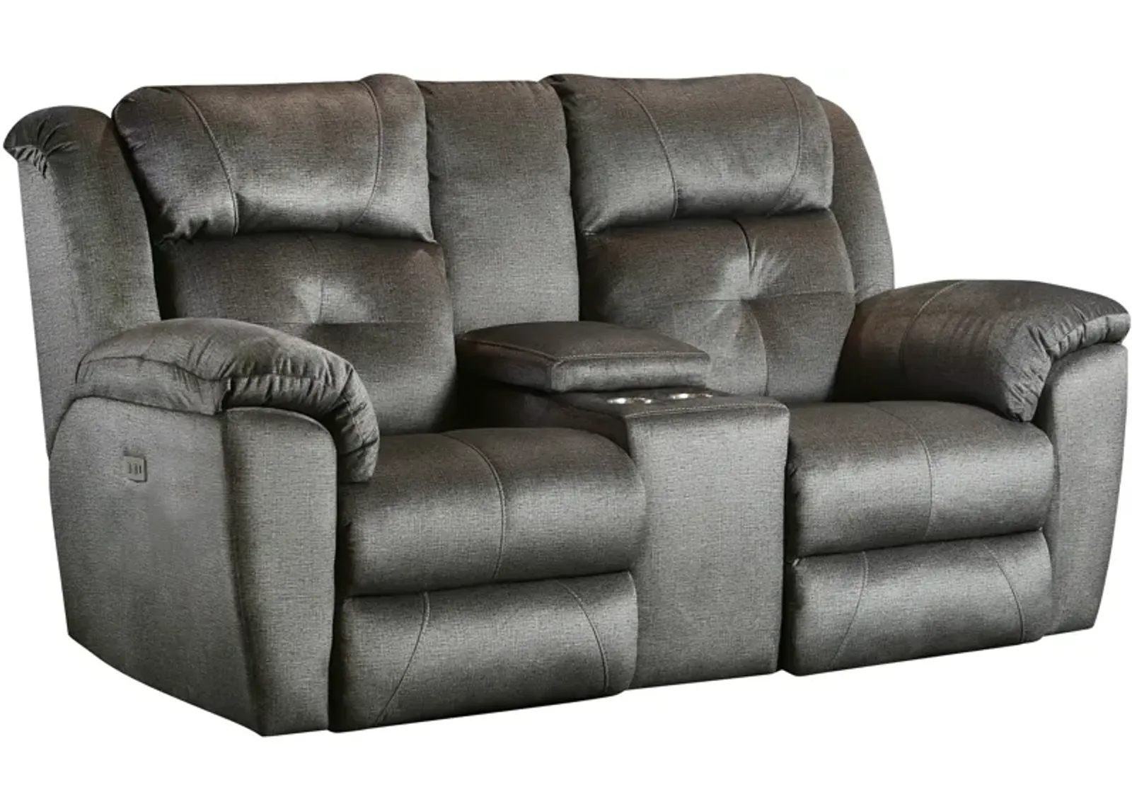 Vista Power Plus Reclining Console Loveseat