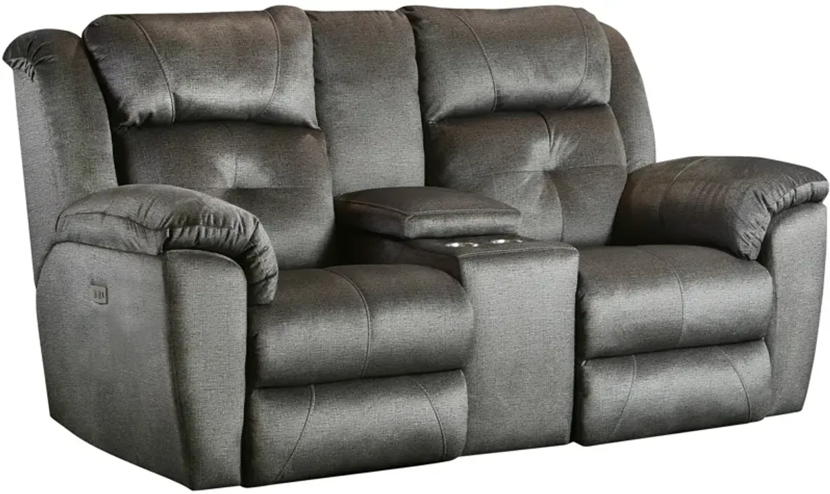 Vista Power Plus Reclining Console Loveseat