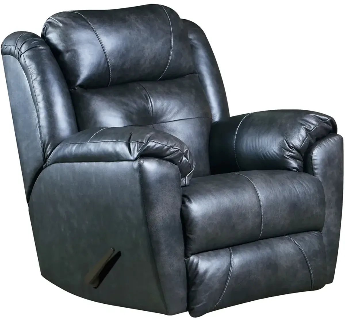 Southern Motion | Vista Leather Rocker Recliner Chair | Slate