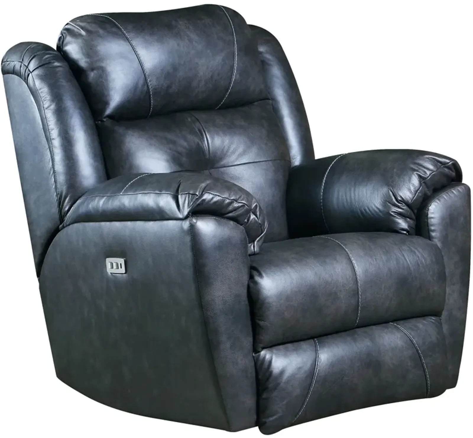 Vista Leather Power Plus Rocker Recliner