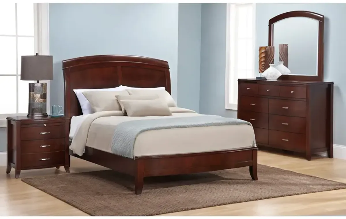 | California King Brighton 4 Piece Room Group | Cinnamon