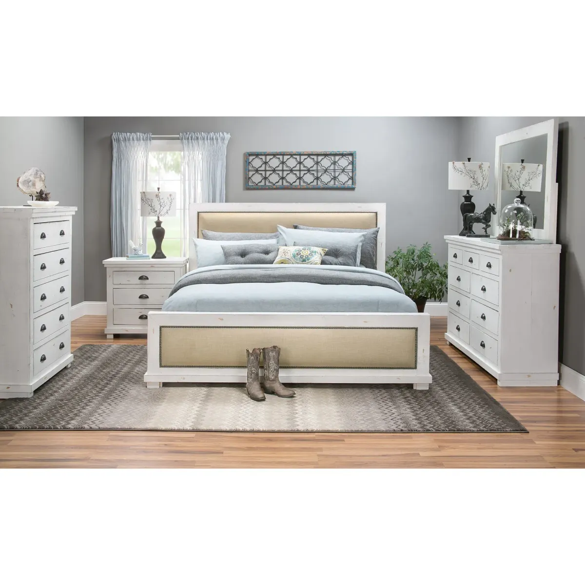 Willow Upholstered 4 Piece Room Group