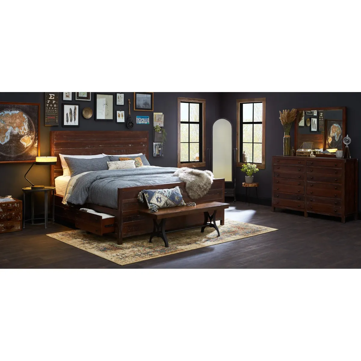 Townsend Storage 4 Piece Room Group