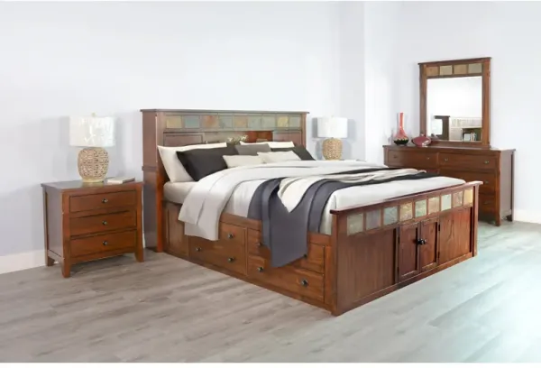 Sunny Designs Sante Fe Bookcase Captains 4 Piece Room Group