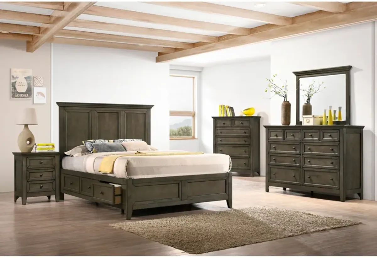 | Queen San Mateo Storage 4 Piece Room Group | Tuscan