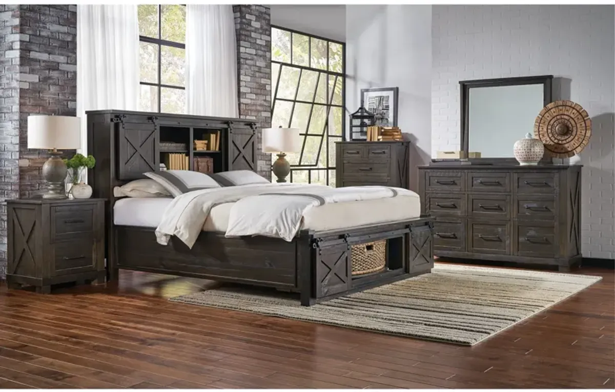 Sun Valley Rotating Storage 4 Piece Room Group