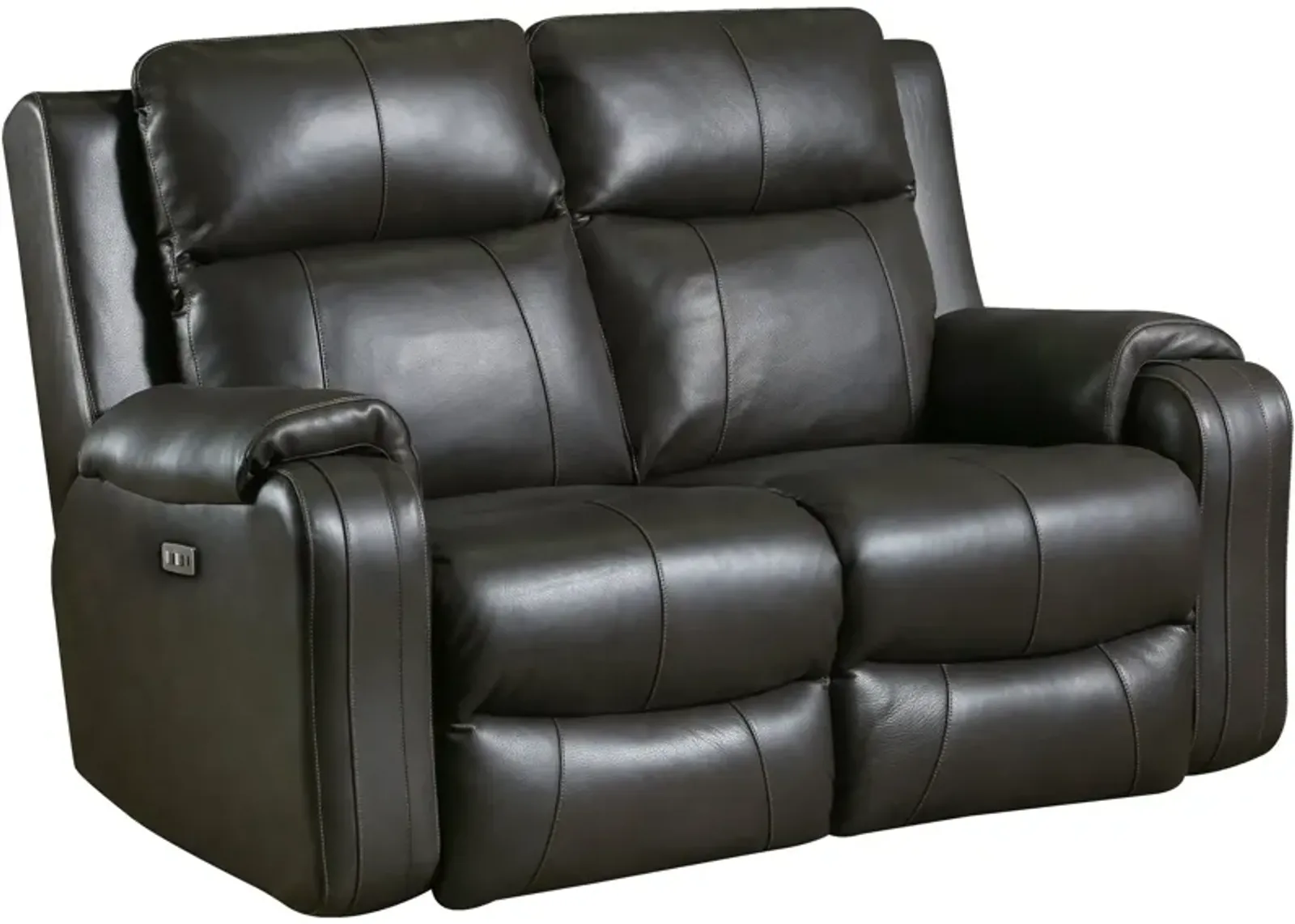 Contour Leather Power+ Reclining Loveseat