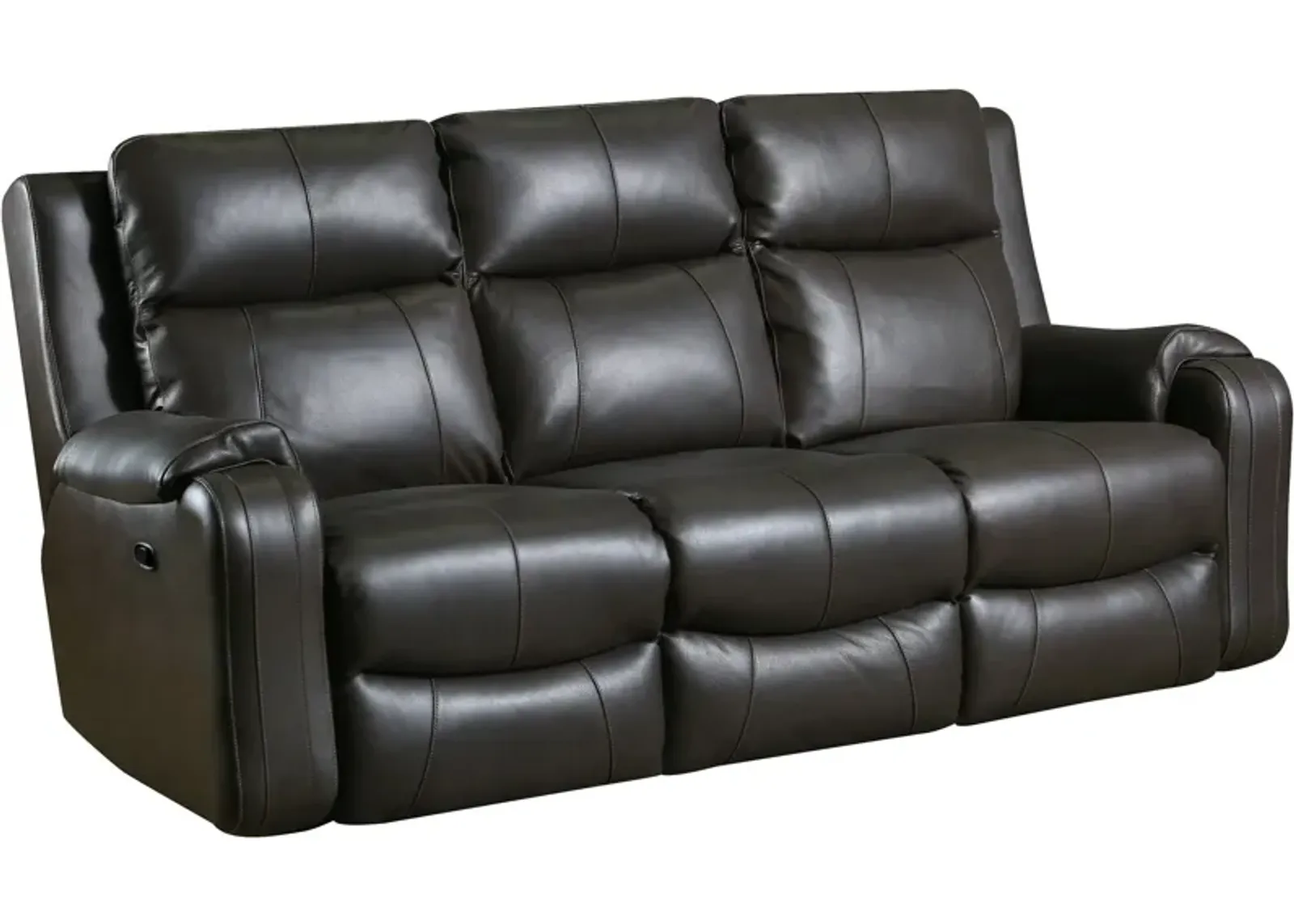 Southern Motion | Contour Leather Reclining Sofa | Fossil