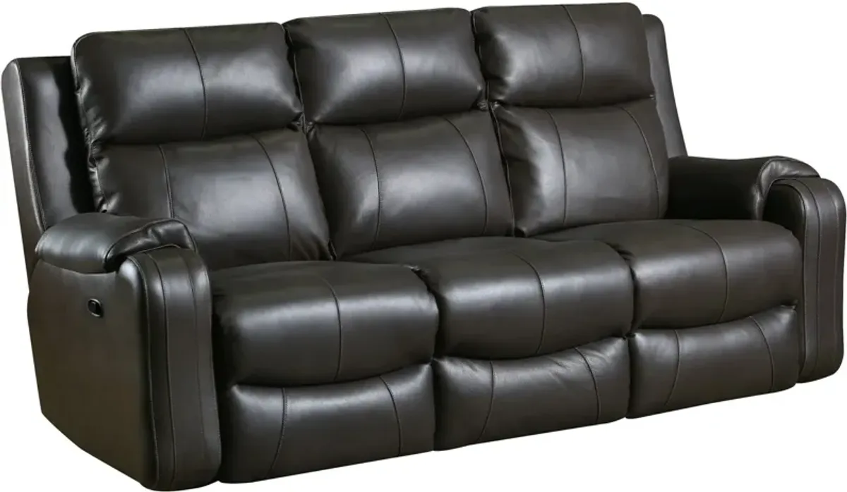 Southern Motion | Contour Leather Reclining Sofa | Fossil