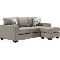 Greaves Stone Chaise Sofa