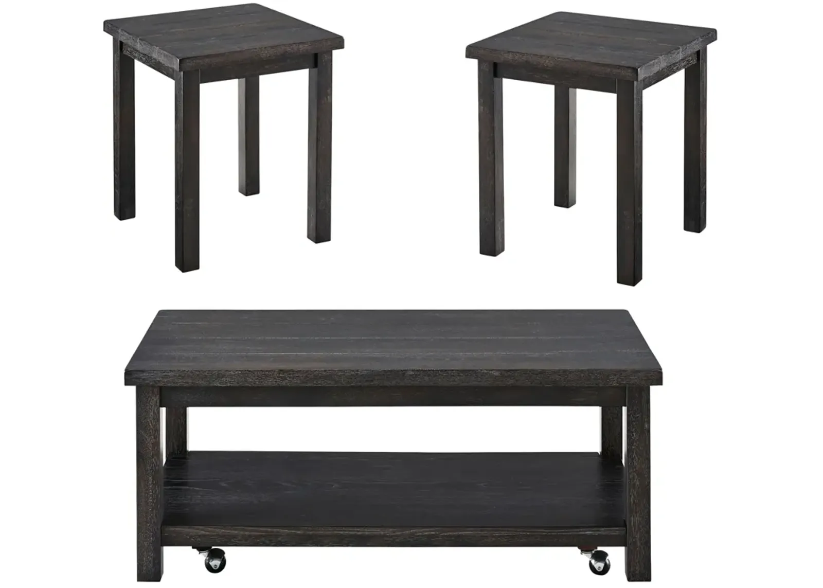 | Silverton II Set of 3 Coffee Tables | Weathered Pepper