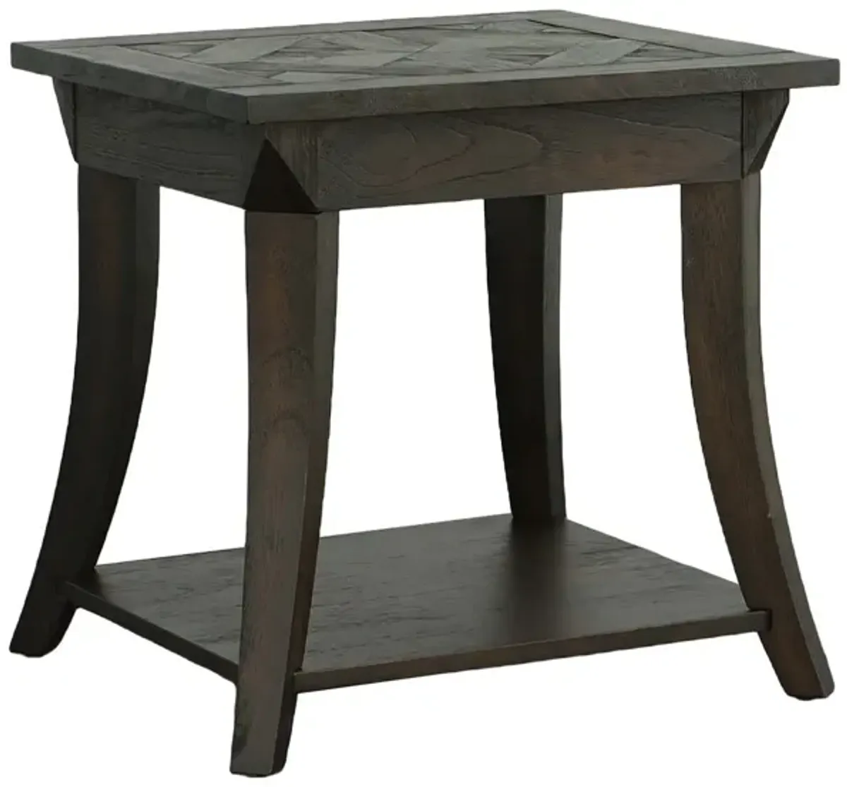 | Appeal I End Table | Dark Poplar