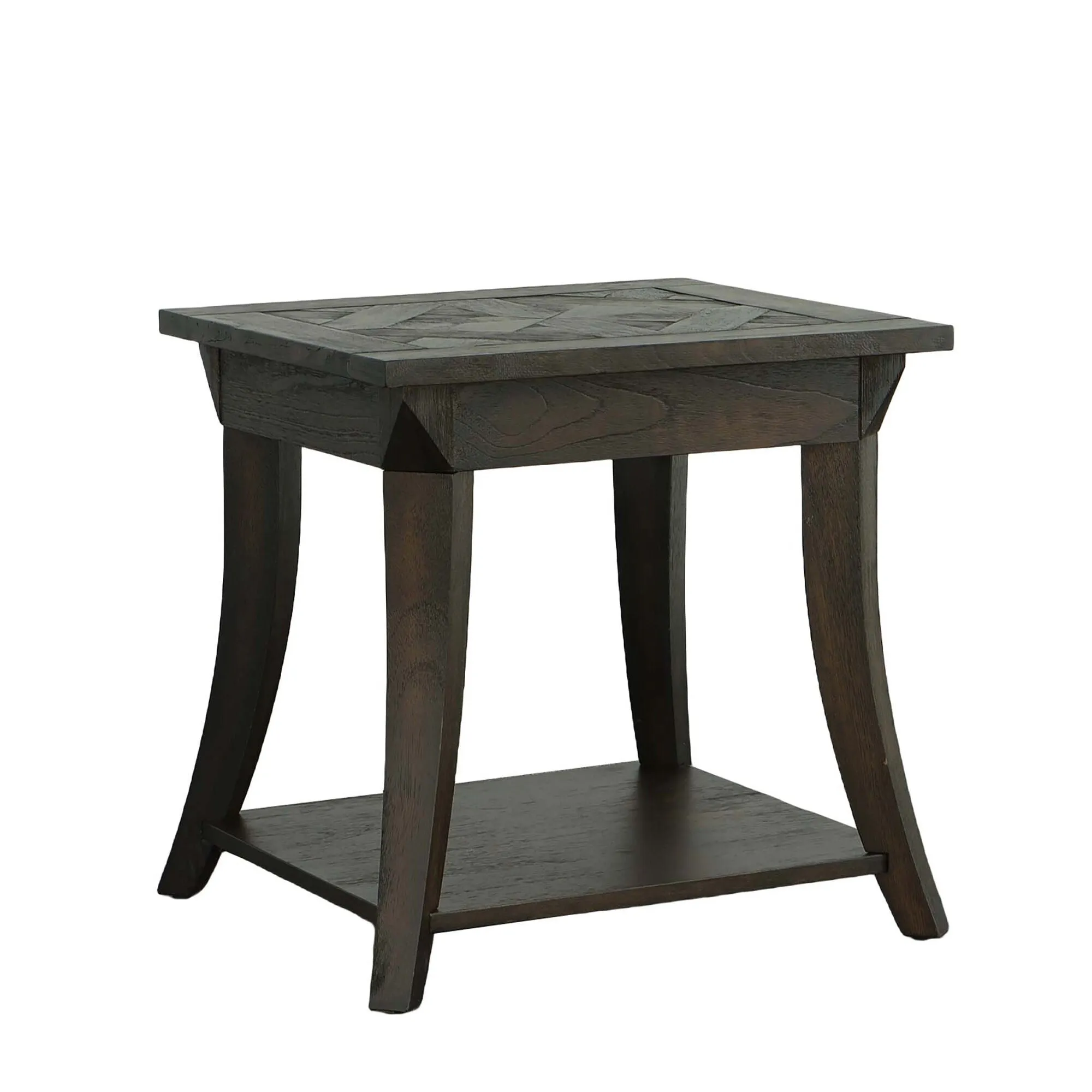 Progressive Furniture | Appeal I End Table | Dark Poplar