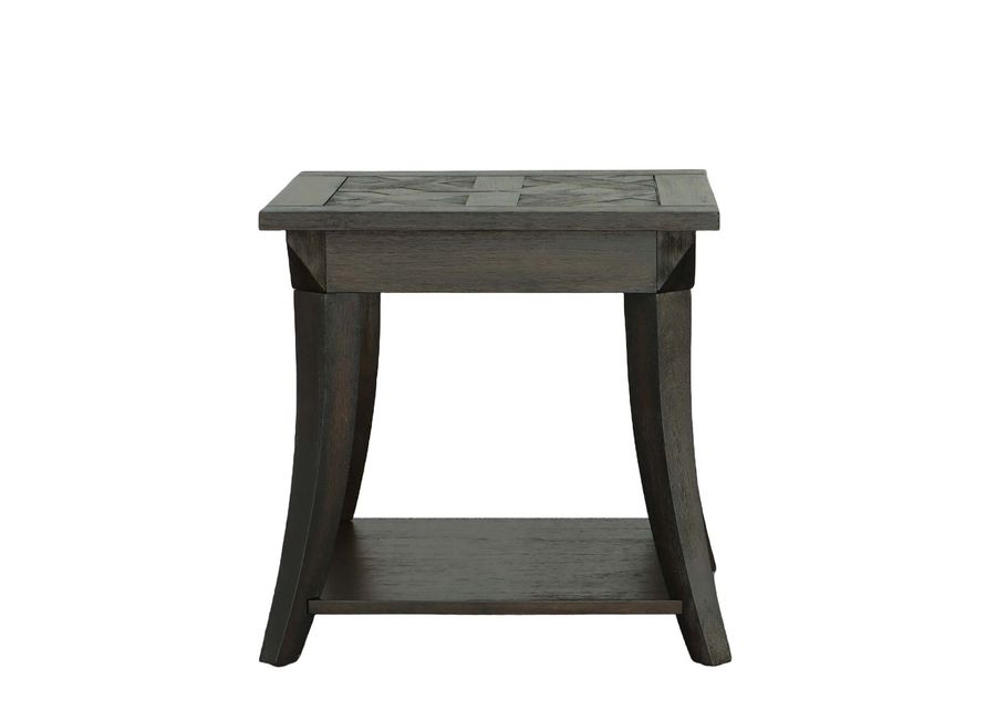 Progressive Furniture | Appeal I End Table | Dark Poplar