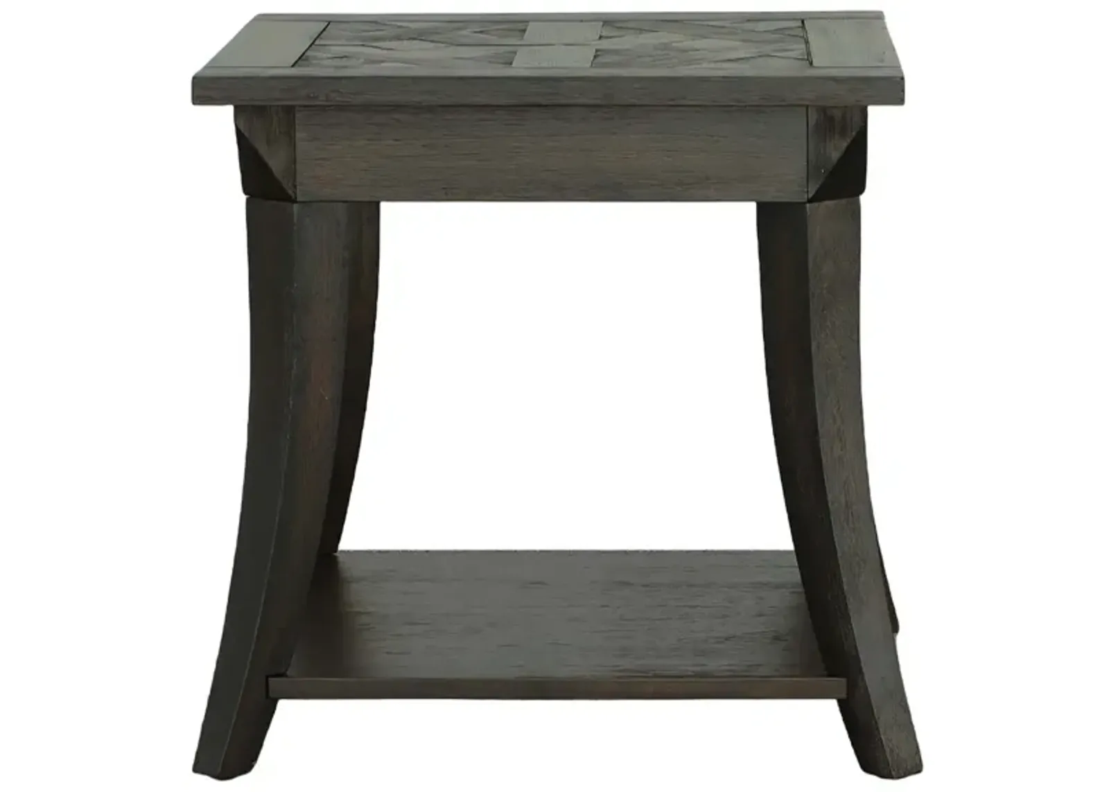 | Appeal I End Table | Dark Poplar