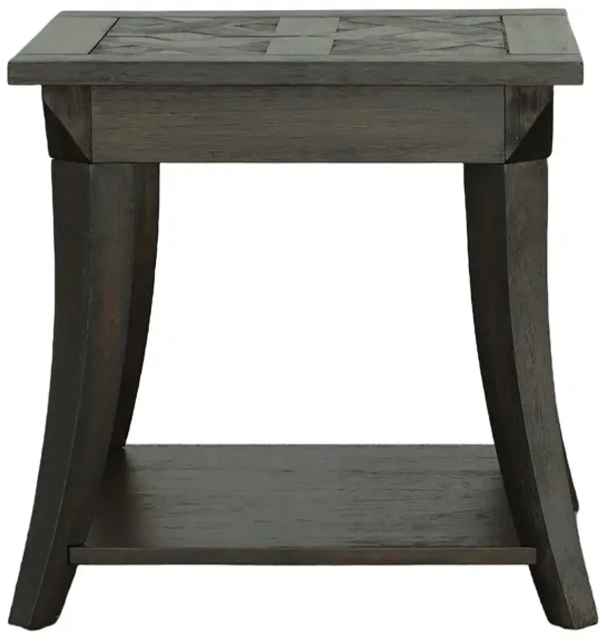 | Appeal I End Table | Dark Poplar