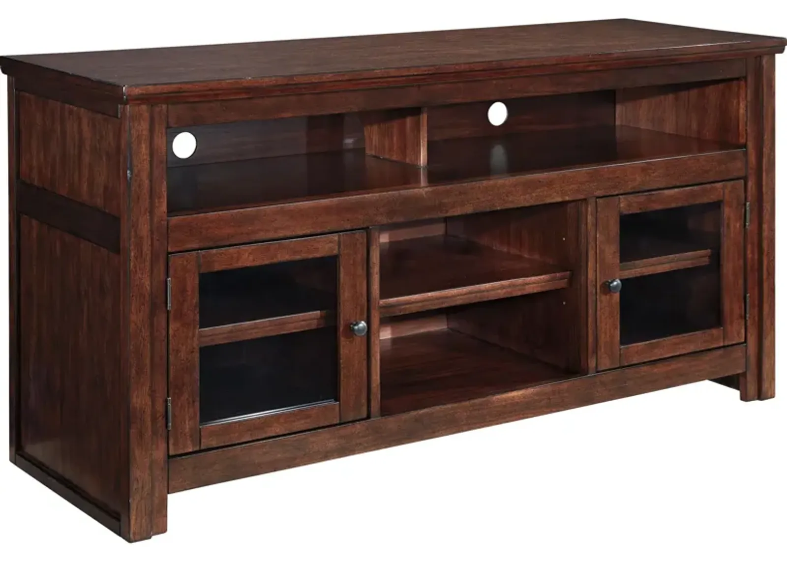 Ashley Furniture | Harpan 60" TV Stand | Reddish Brown