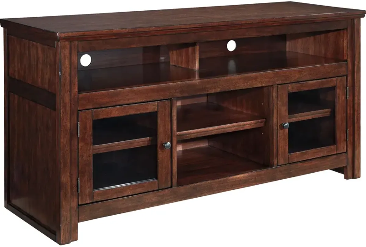 Ashley Furniture | Harpan 60" TV Stand | Reddish Brown