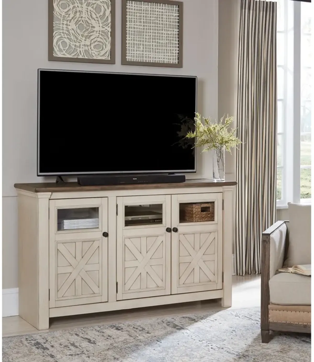 Ashley Furniture Bolanburg 60 Inch TV Stand