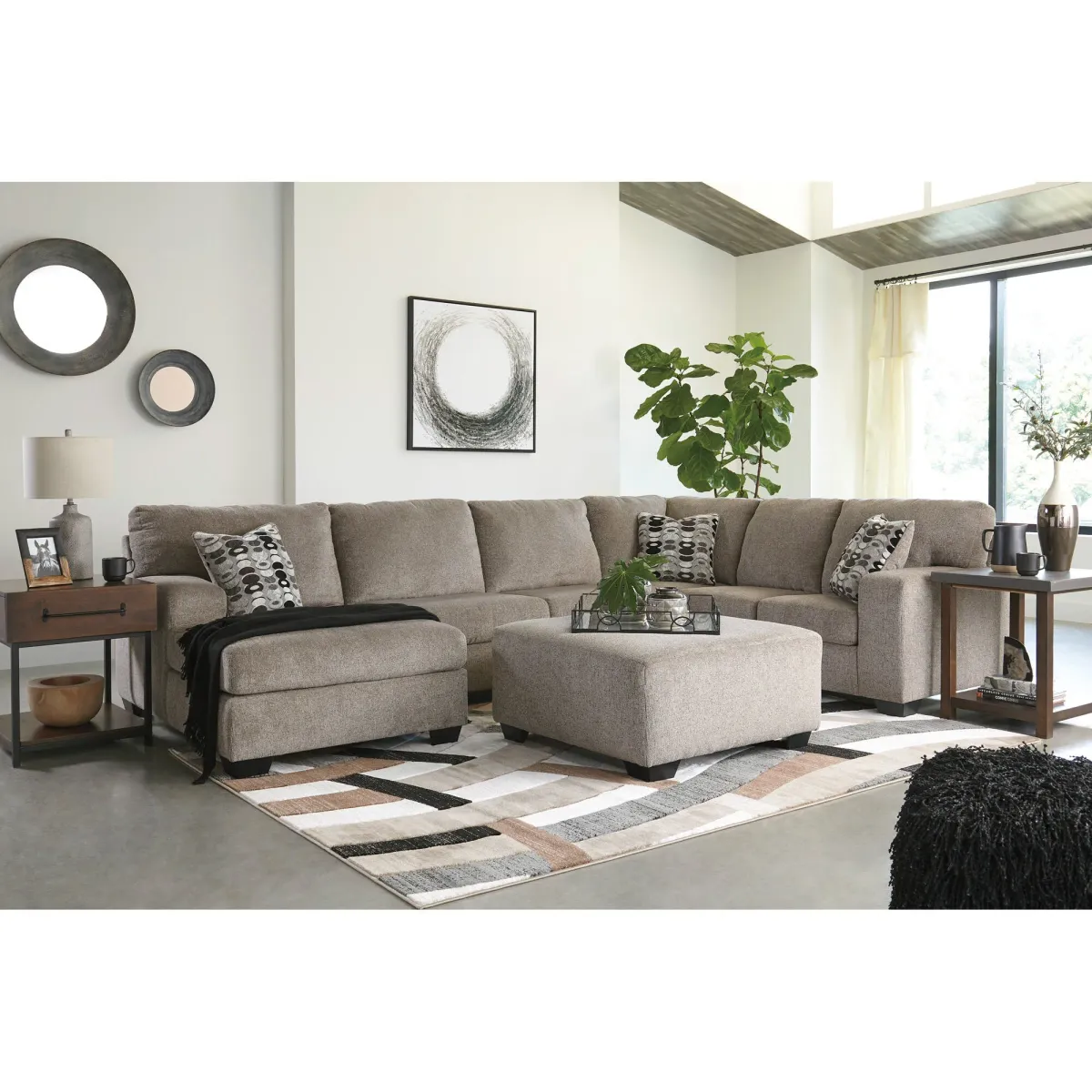 Ballinasloe 3 Piece Left Chaise Sectional